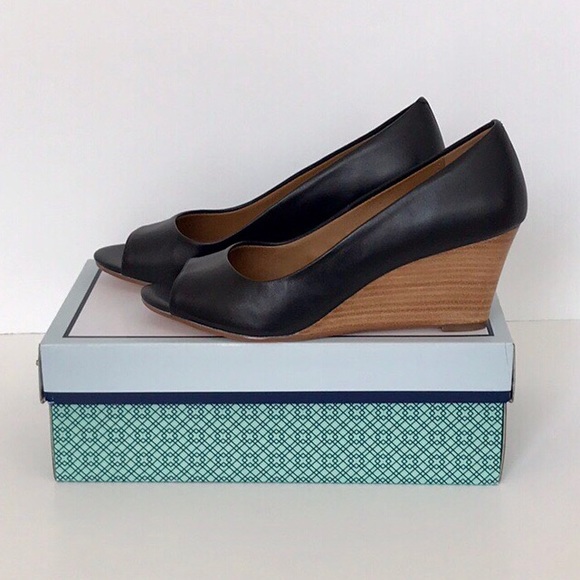 Susina Shoes - BNIB Black Stacked Heel Wedges- 7M
